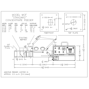 MCF Concentrate Feeder Drawing thumbnail